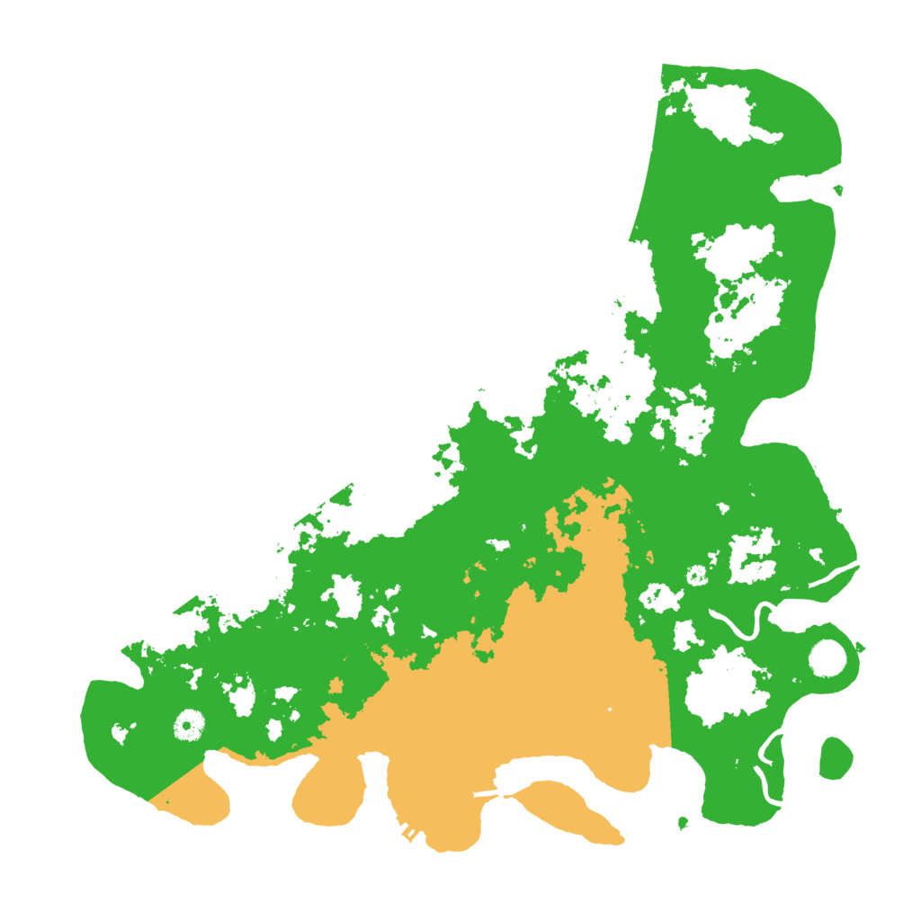 Biome Rust Map: Procedural Map, Size: 4400, Seed: 50567110