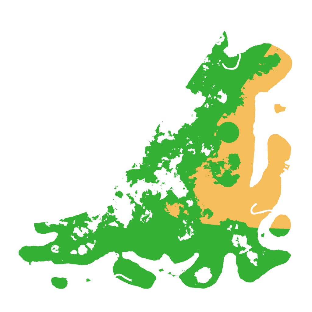 Biome Rust Map: Procedural Map, Size: 4000, Seed: 15698123