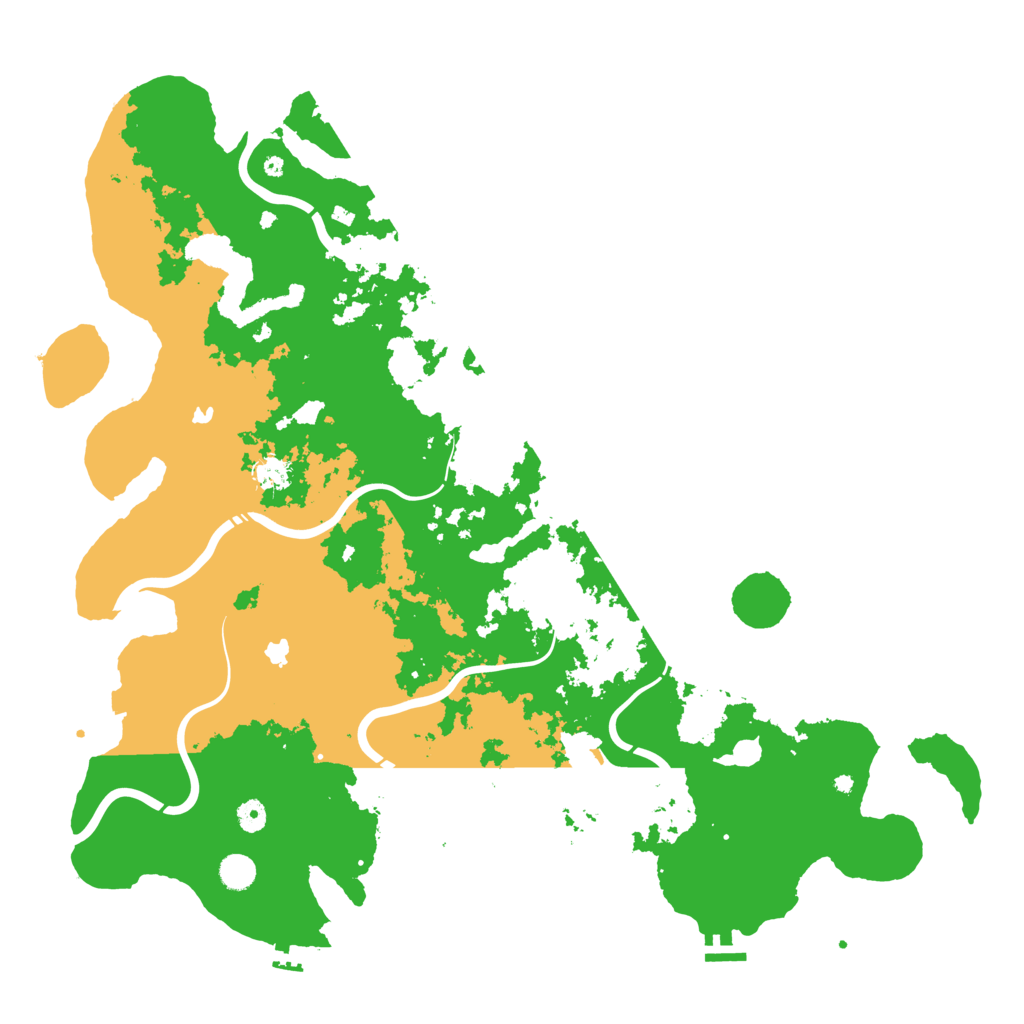 Biome Rust Map: Procedural Map, Size: 5000, Seed: 8588