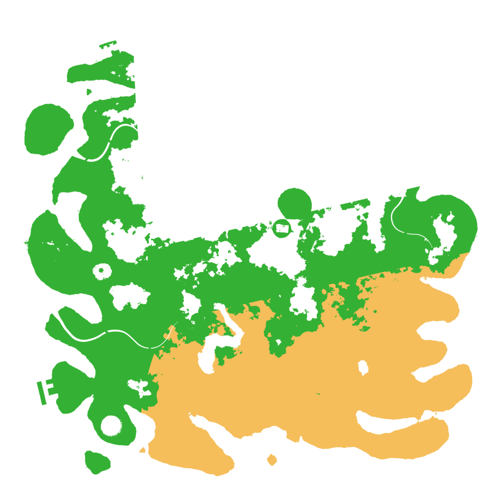 Biome Rust Map: Procedural Map, Size: 4300, Seed: 4312340