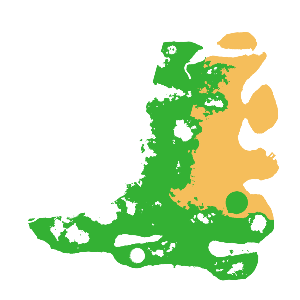 Biome Rust Map: Procedural Map, Size: 3550, Seed: 80116687