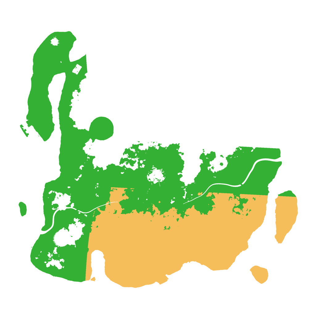 Biome Rust Map: Procedural Map, Size: 3550, Seed: 81839309