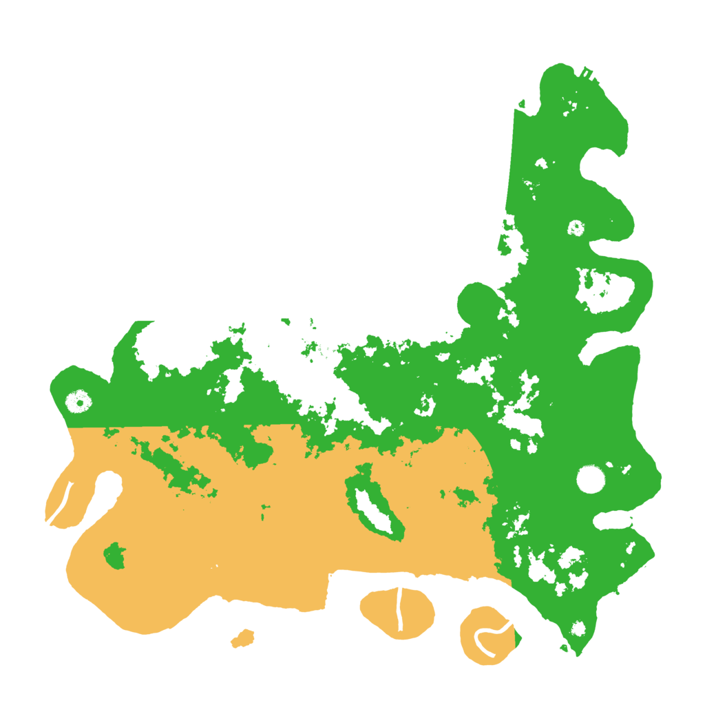 Biome Rust Map: Procedural Map, Size: 4400, Seed: 36547073