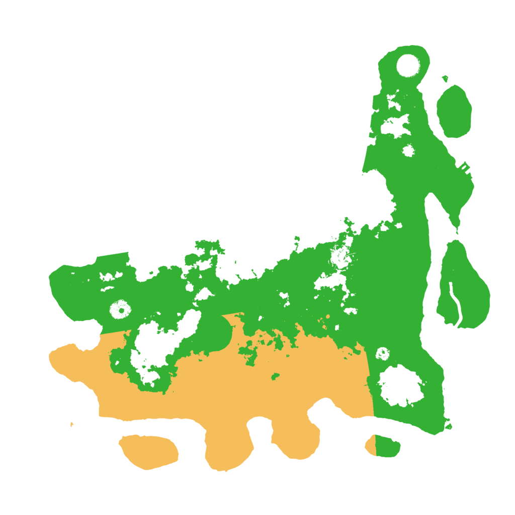 Biome Rust Map: Procedural Map, Size: 3950, Seed: 37640128