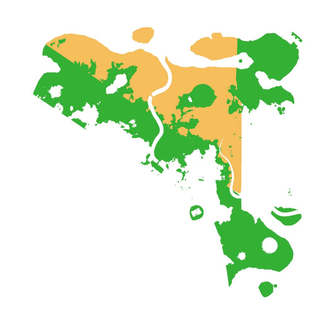 Biome Rust Map: Procedural Map, Size: 3650, Seed: 20579645