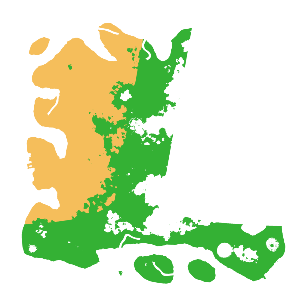 Biome Rust Map: Procedural Map, Size: 3600, Seed: 41740627