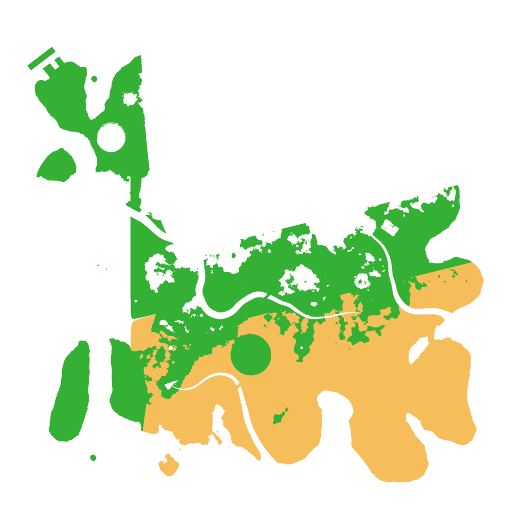 Biome Rust Map: Procedural Map, Size: 3400, Seed: 34055362