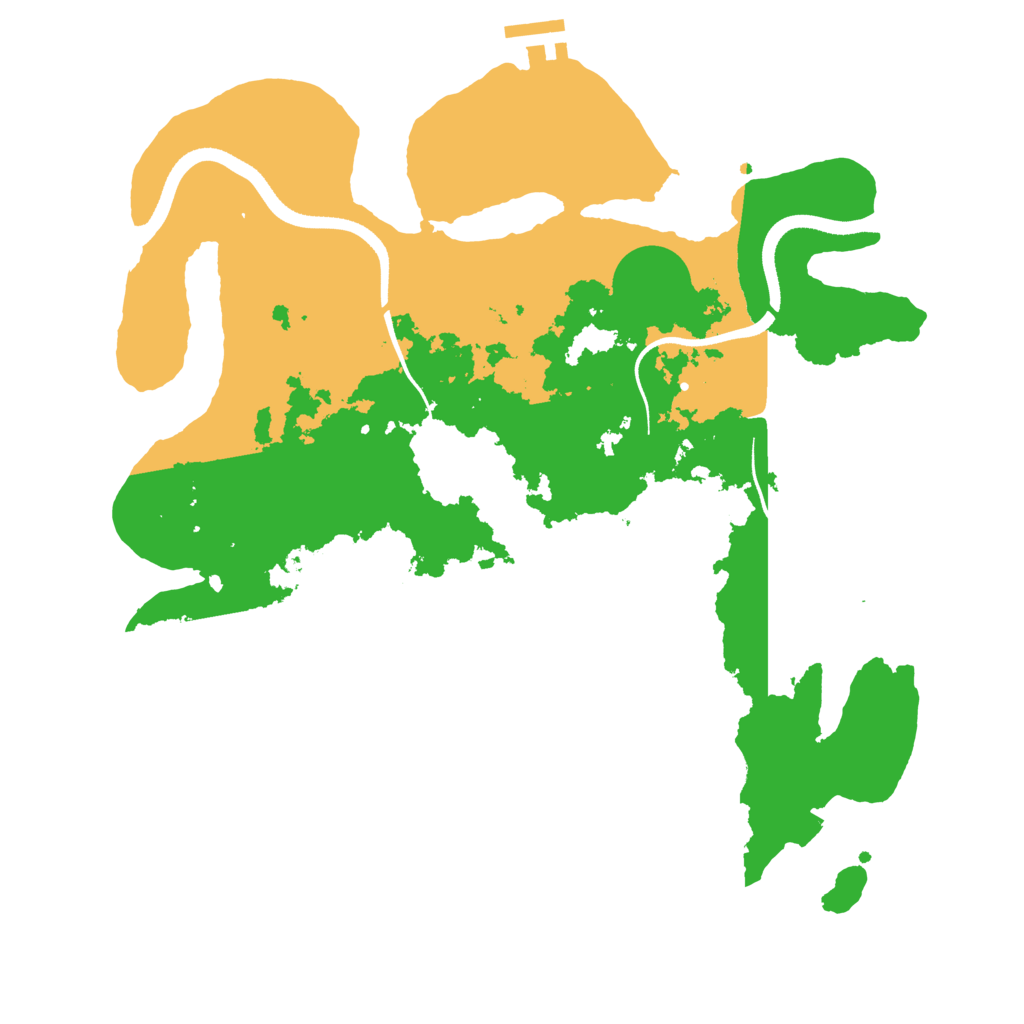 Biome Rust Map: Procedural Map, Size: 3450, Seed: 24131316