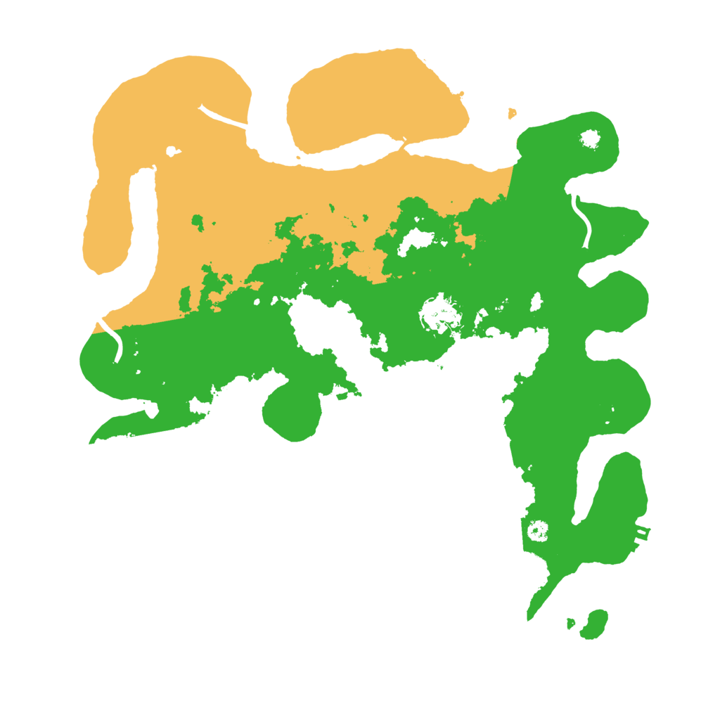 Biome Rust Map: Procedural Map, Size: 3450, Seed: 24131316