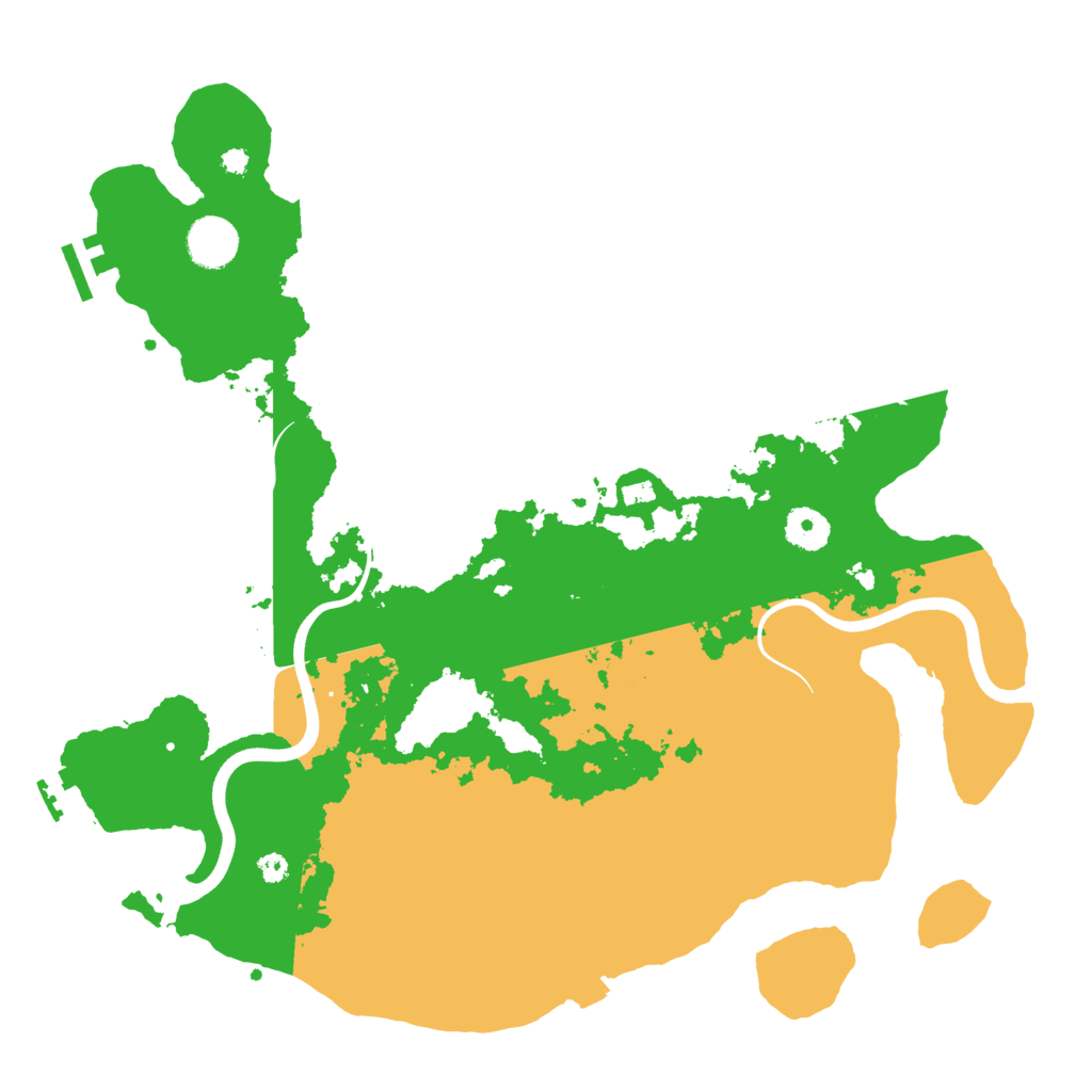 Biome Rust Map: Procedural Map, Size: 3750, Seed: 66417005