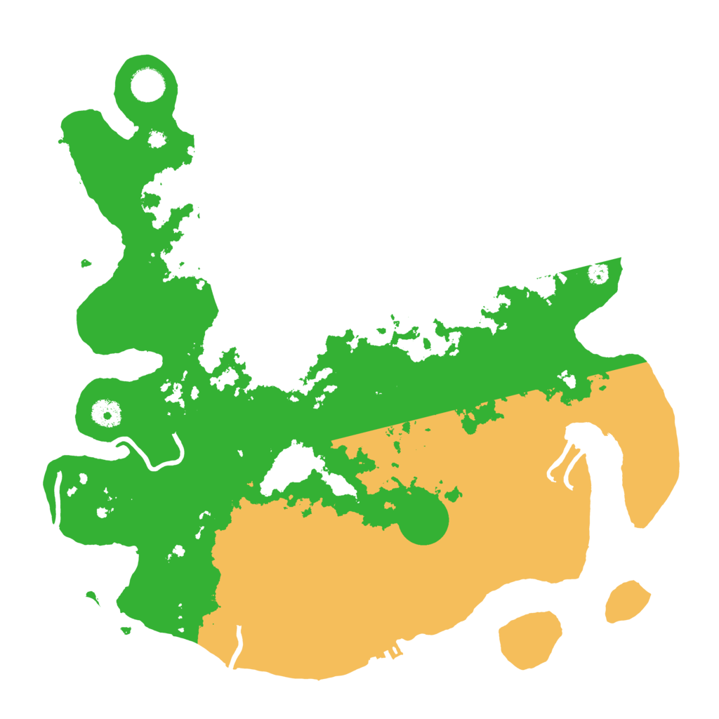 Biome Rust Map: Procedural Map, Size: 3750, Seed: 66417005