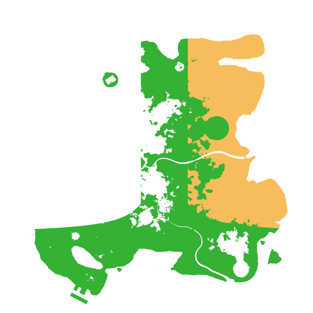 Biome Rust Map: Procedural Map, Size: 3450, Seed: 63643280
