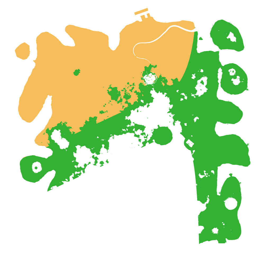 Biome Rust Map: Procedural Map, Size: 3900, Seed: 81530320