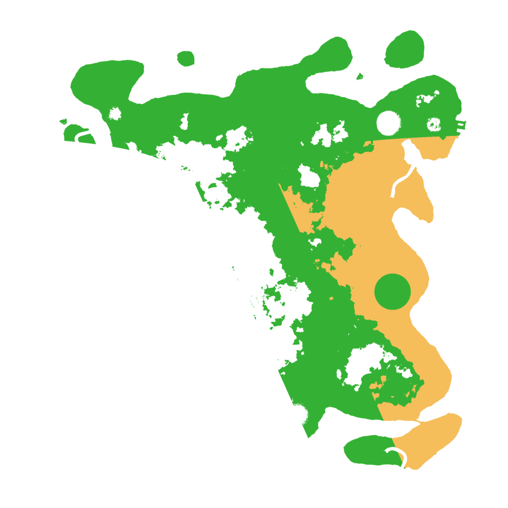 Biome Rust Map: Procedural Map, Size: 3700, Seed: 7965420