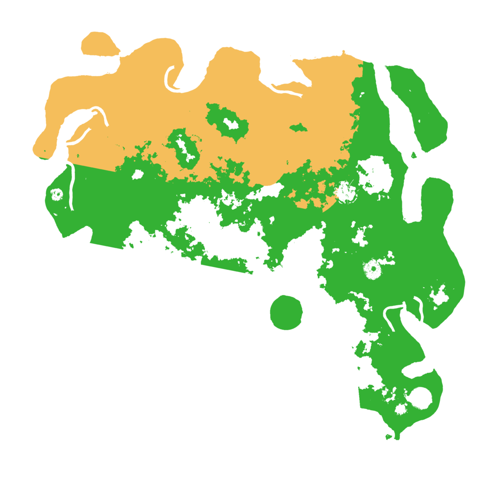 Biome Rust Map: Procedural Map, Size: 4100, Seed: 48149798