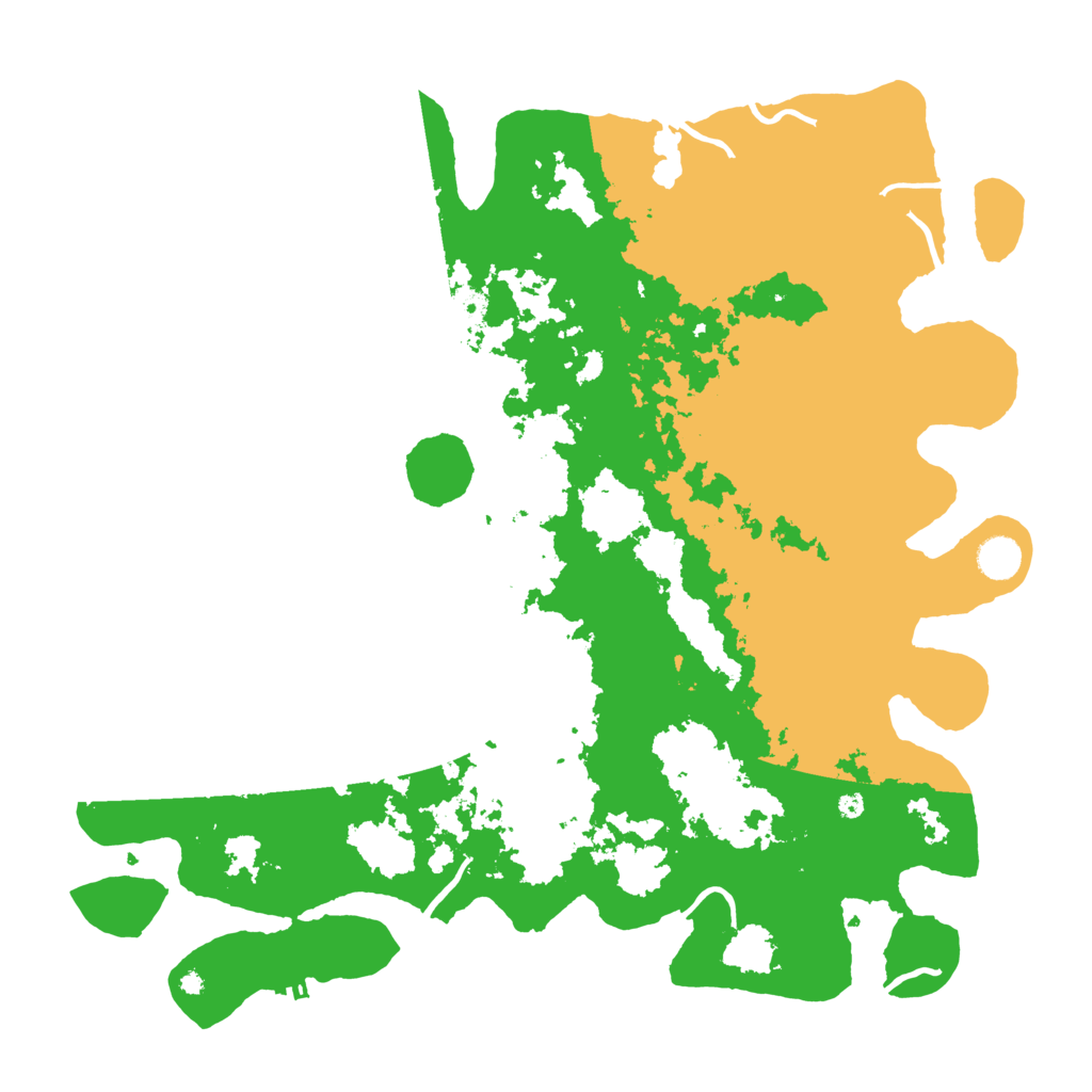 Biome Rust Map: Procedural Map, Size: 4400, Seed: 49704579