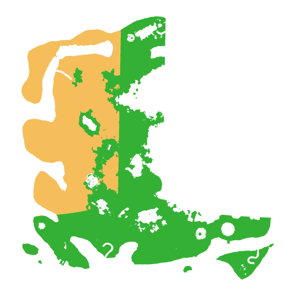 Biome Rust Map: Procedural Map, Size: 3900, Seed: 35915837