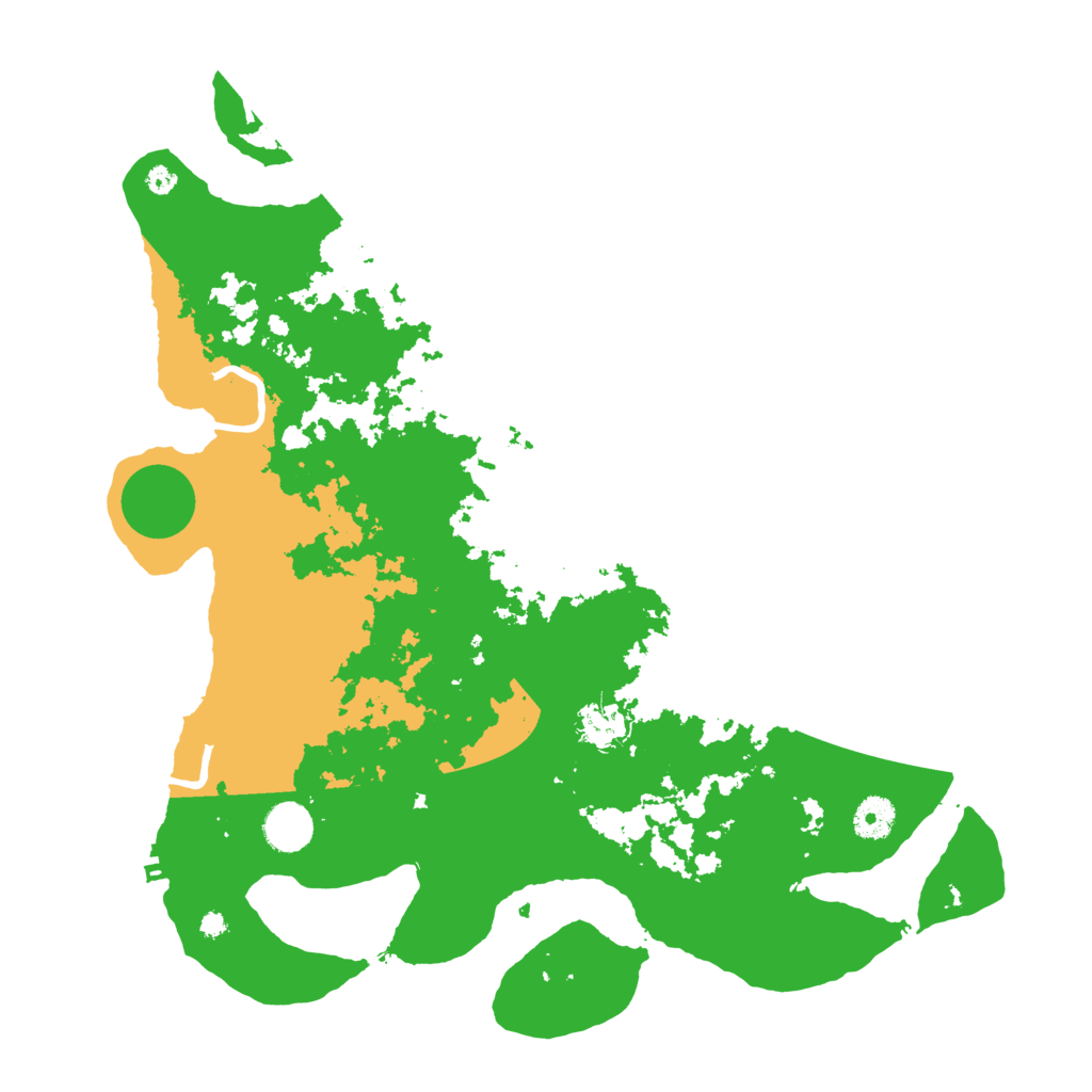 Biome Rust Map: Procedural Map, Size: 3900, Seed: 72690455