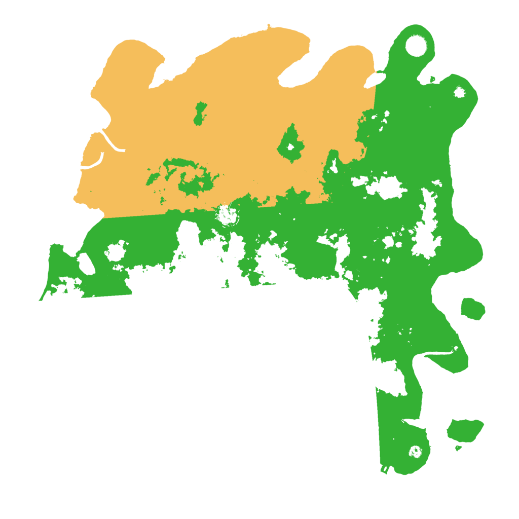 Biome Rust Map: Procedural Map, Size: 4300, Seed: 52792329