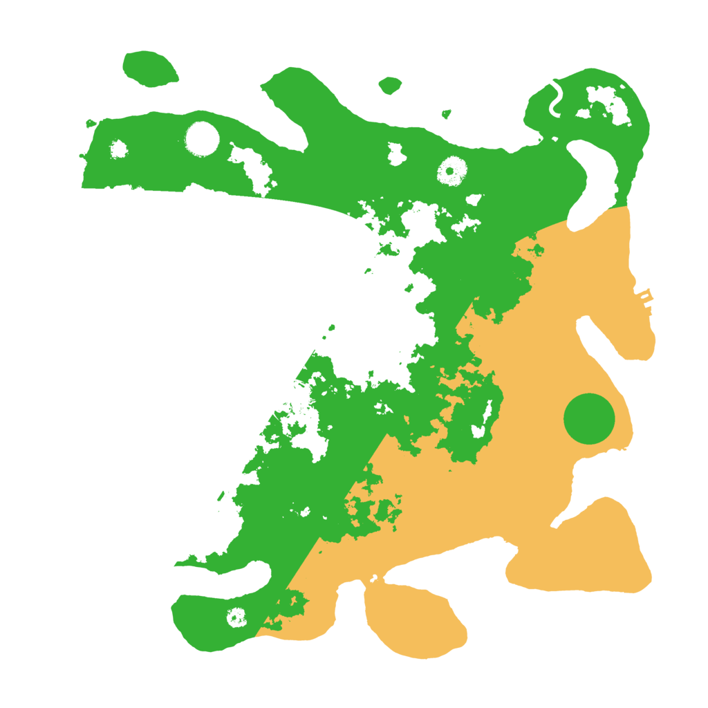 Biome Rust Map: Procedural Map, Size: 3650, Seed: 29266761