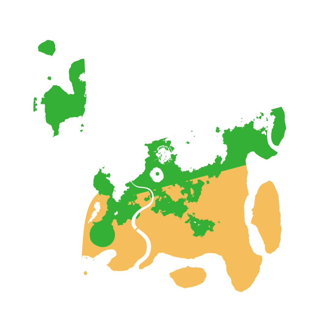 Biome Rust Map: Procedural Map, Size: 3400, Seed: 94255067