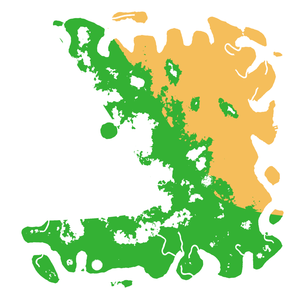 Biome Rust Map: Procedural Map, Size: 5000, Seed: 71987