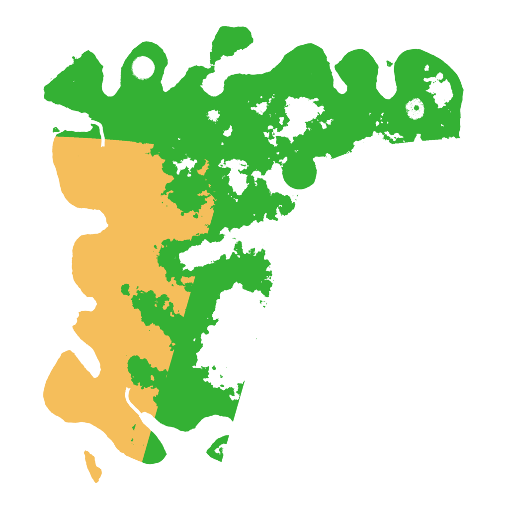 Biome Rust Map: Procedural Map, Size: 3950, Seed: 57613633