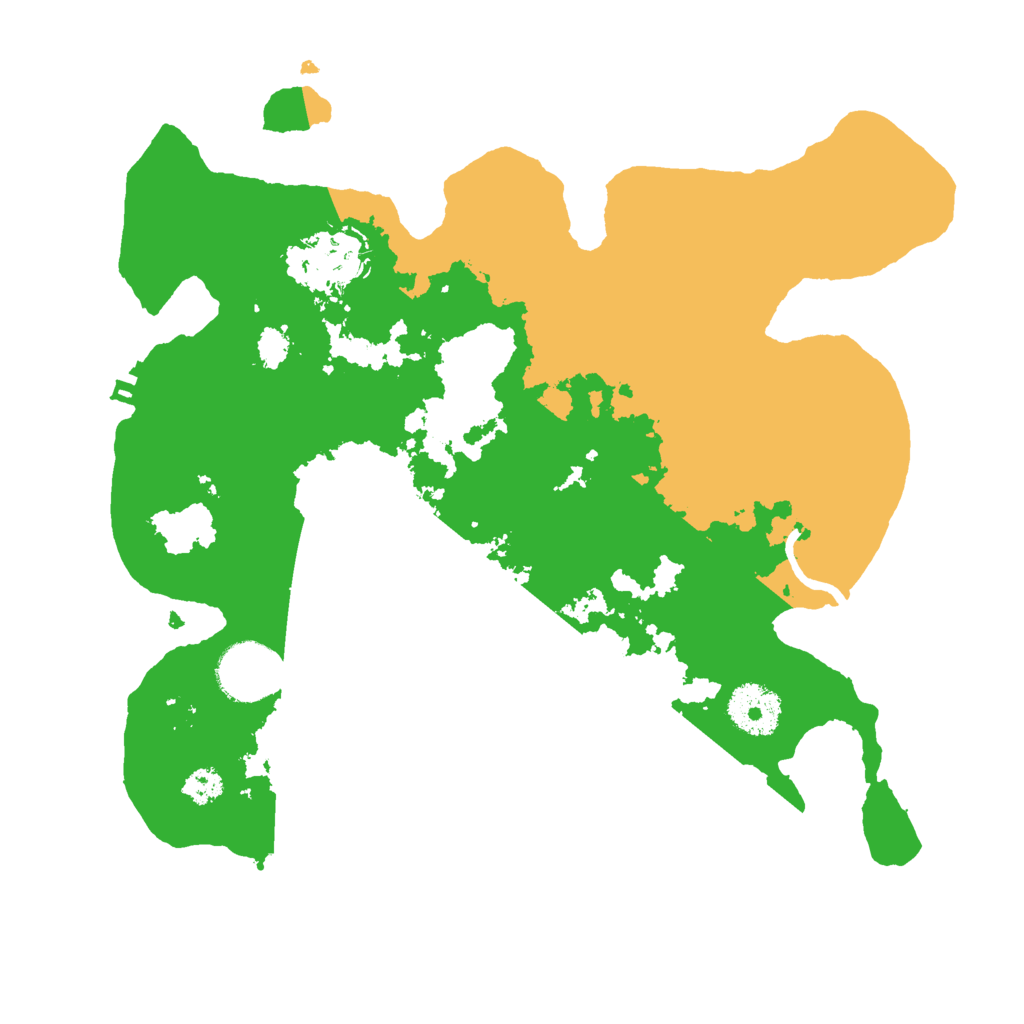 Biome Rust Map: Procedural Map, Size: 3000, Seed: 1895