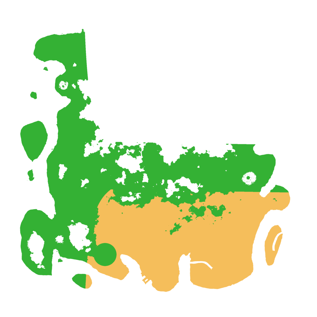 Biome Rust Map: Procedural Map, Size: 3650, Seed: 33214161