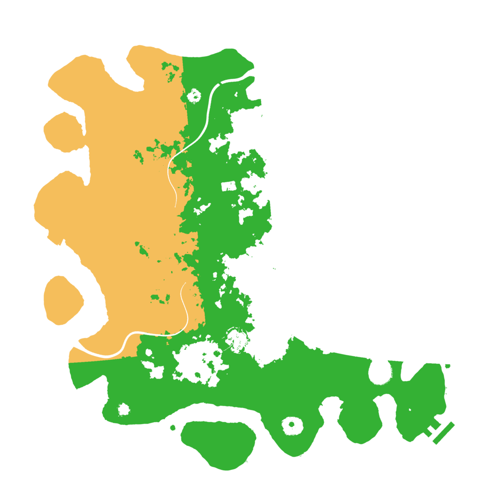 Biome Rust Map: Procedural Map, Size: 3700, Seed: 304874839