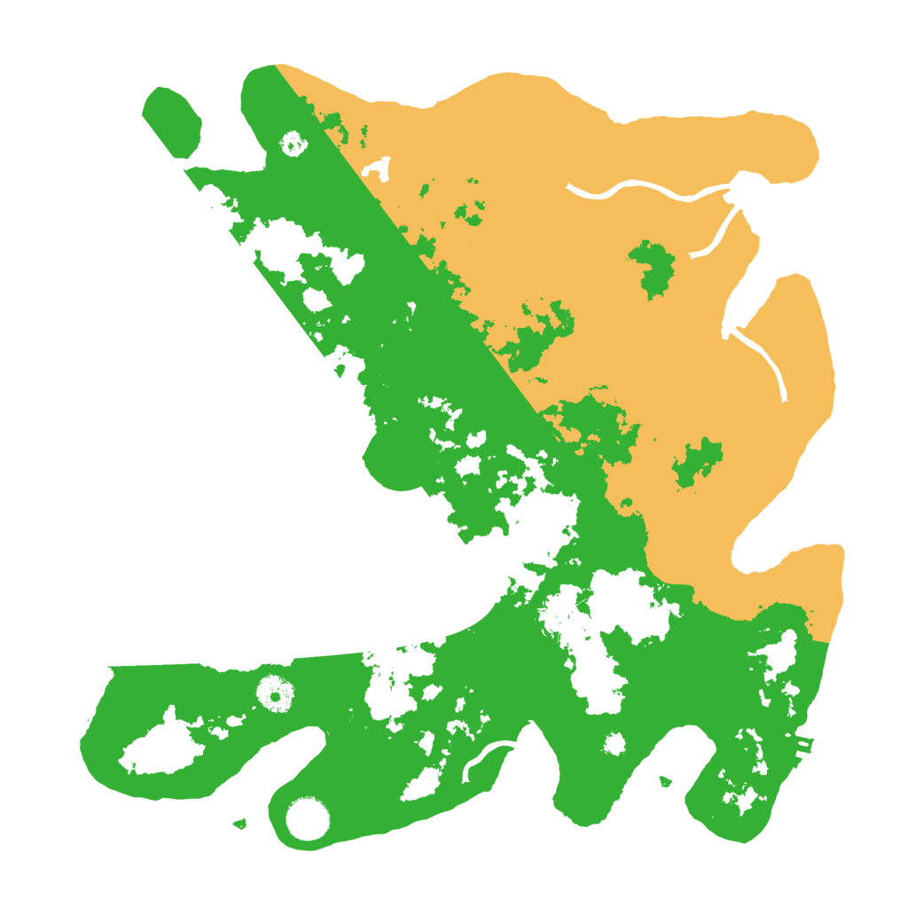 Biome Rust Map: Procedural Map, Size: 3700, Seed: 26815394