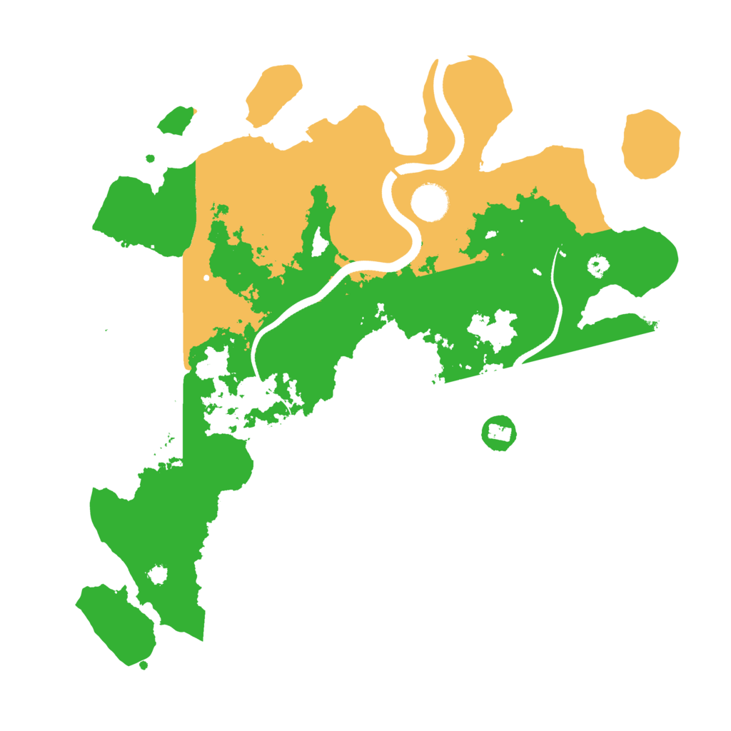 Biome Rust Map: Procedural Map, Size: 3450, Seed: 44093159