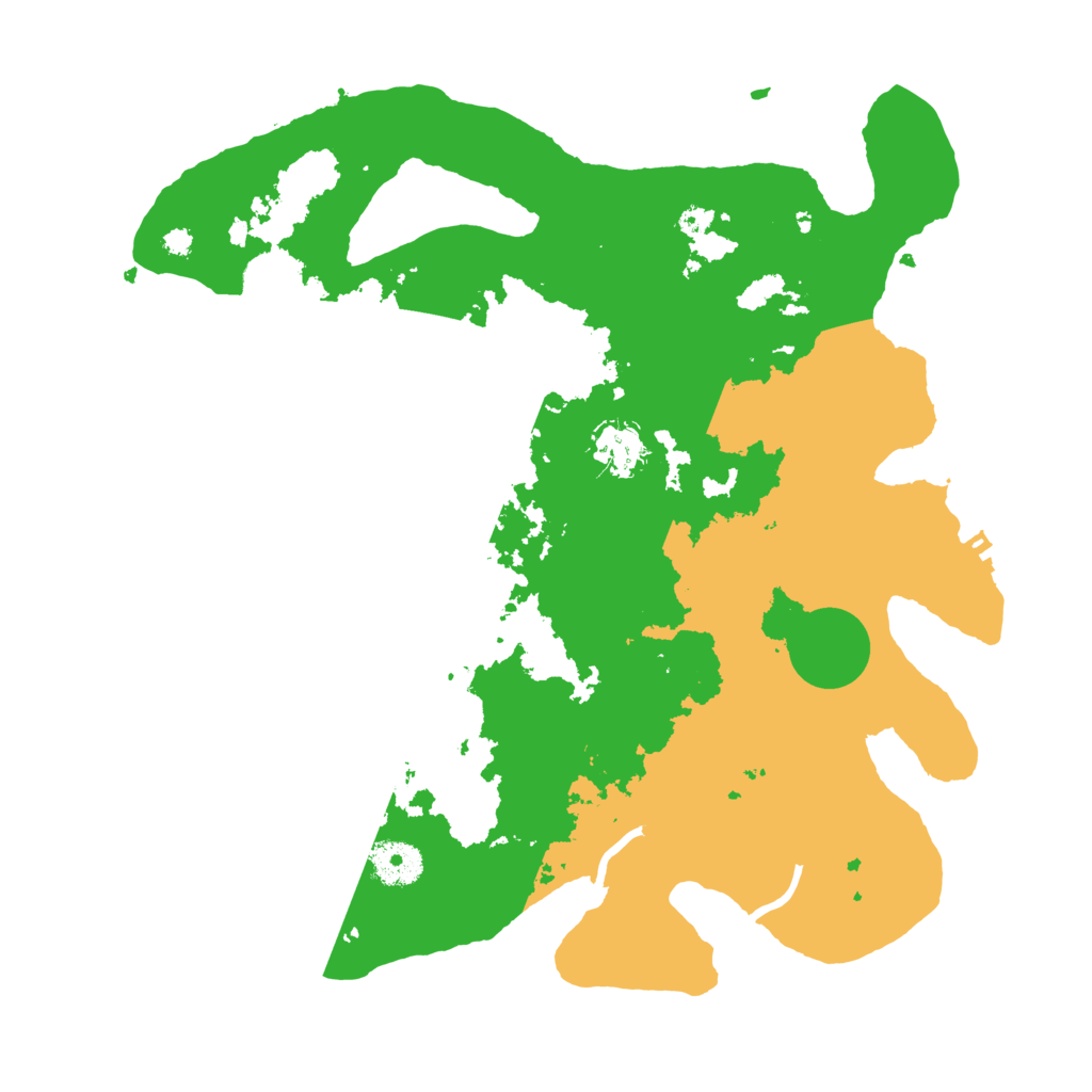 Biome Rust Map: Procedural Map, Size: 3550, Seed: 44905954