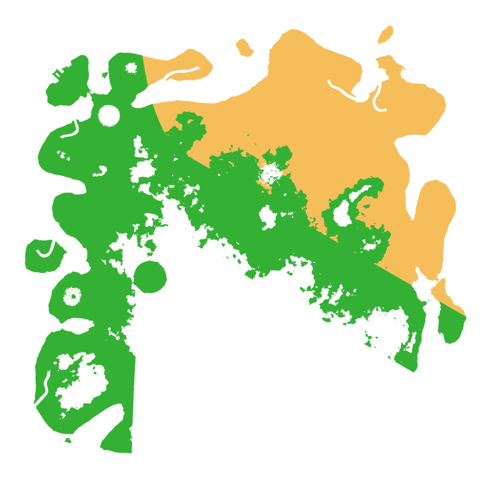 Biome Rust Map: Procedural Map, Size: 4100, Seed: 74842233