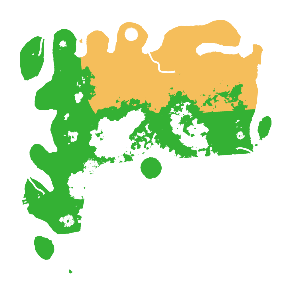 Biome Rust Map: Procedural Map, Size: 3900, Seed: 6295870