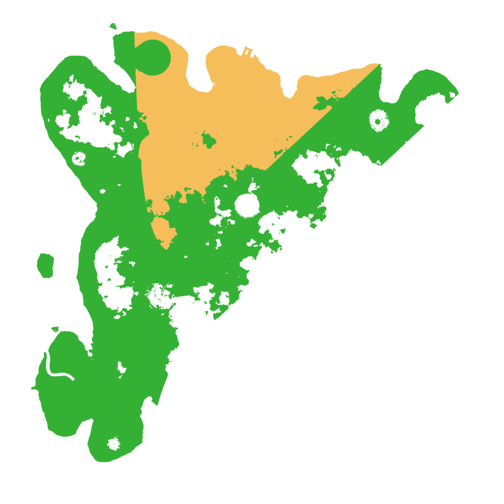 Biome Rust Map: Procedural Map, Size: 3700, Seed: 816478775