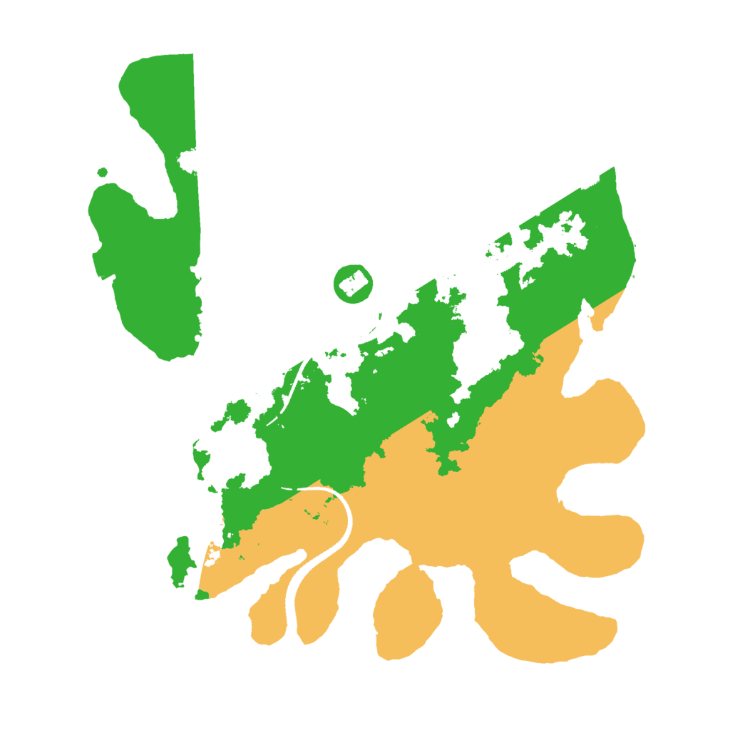 Biome Rust Map: Procedural Map, Size: 3000, Seed: 794044826