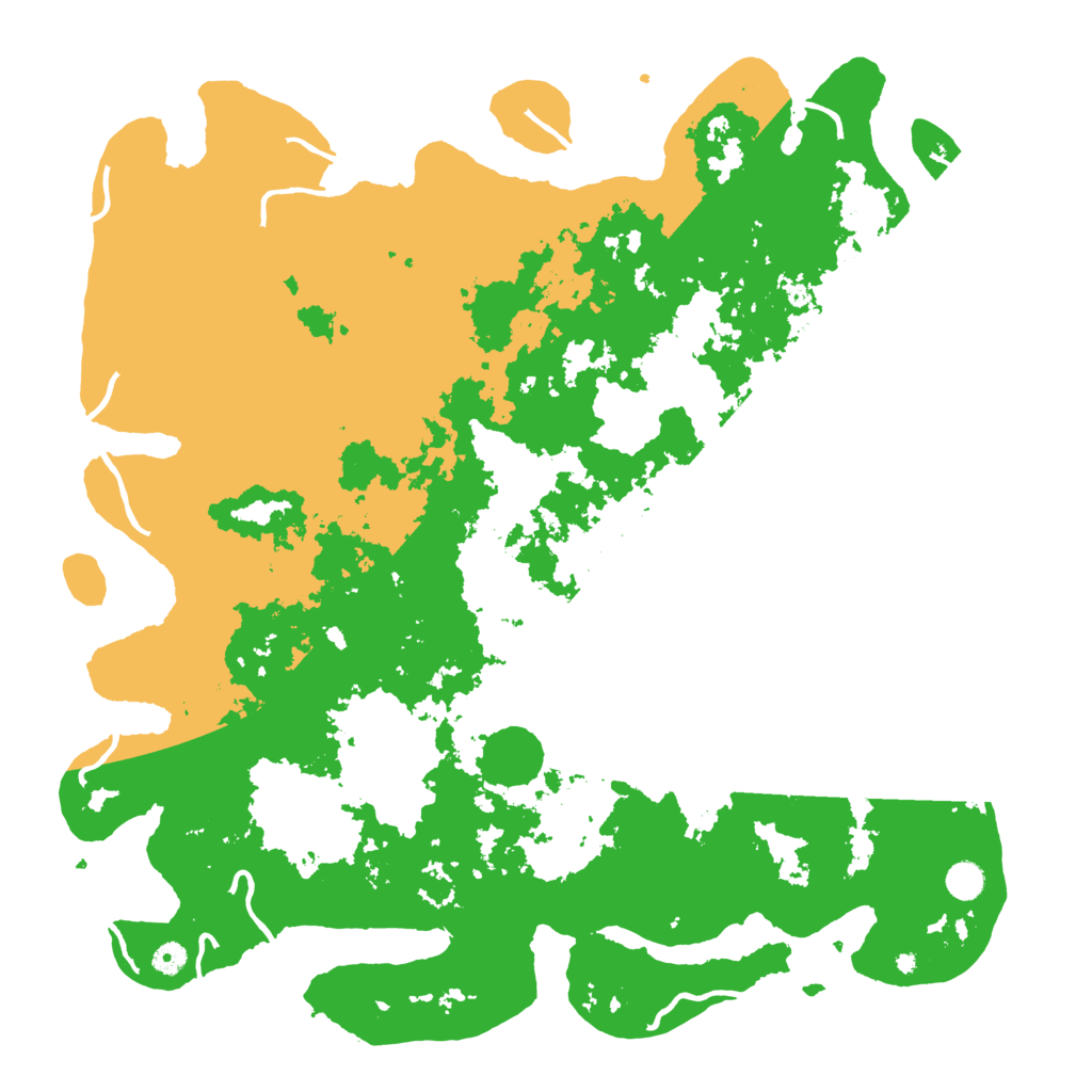 Biome Rust Map: Procedural Map, Size: 5000, Seed: 3192076
