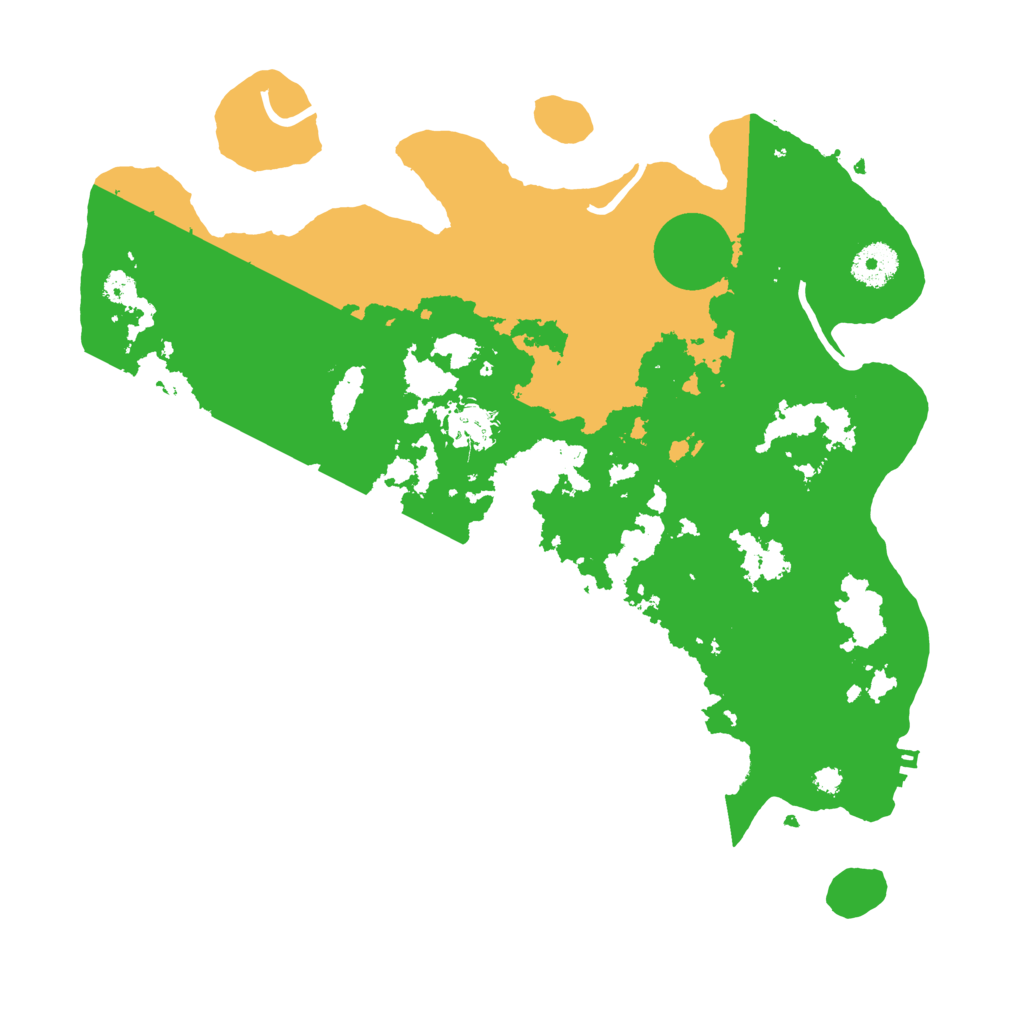 Biome Rust Map: Procedural Map, Size: 3500, Seed: 65292218