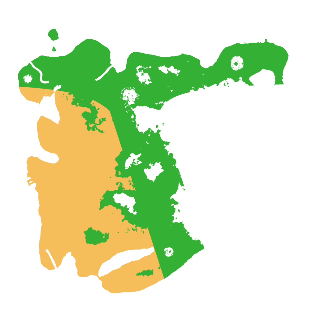 Biome Rust Map: Procedural Map, Size: 3500, Seed: 49435248