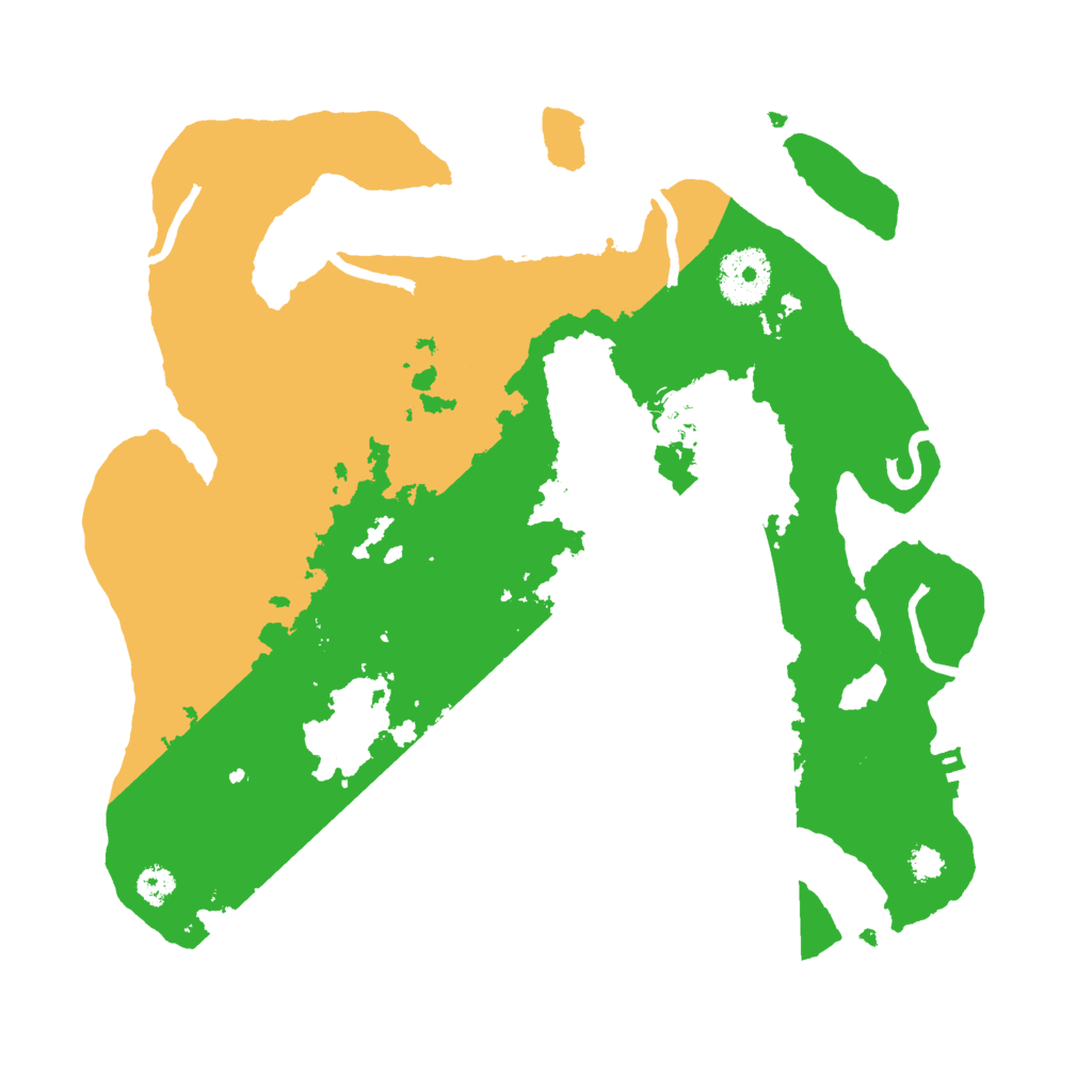 Biome Rust Map: Procedural Map, Size: 3000, Seed: 529309456
