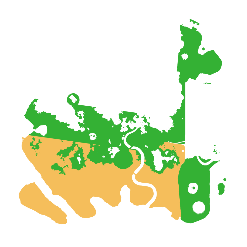 Biome Rust Map: Procedural Map, Size: 3500, Seed: 478734174