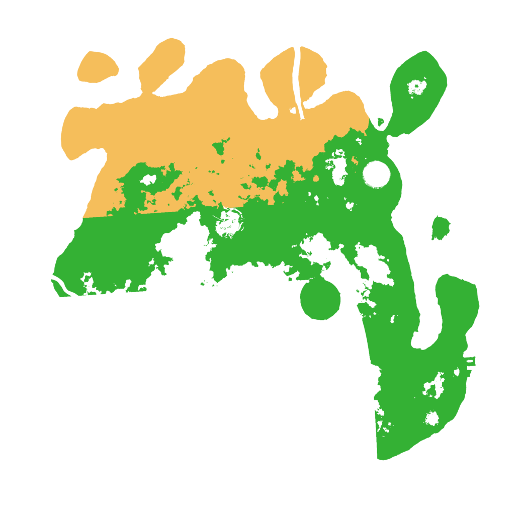 Biome Rust Map: Procedural Map, Size: 3400, Seed: 57121356