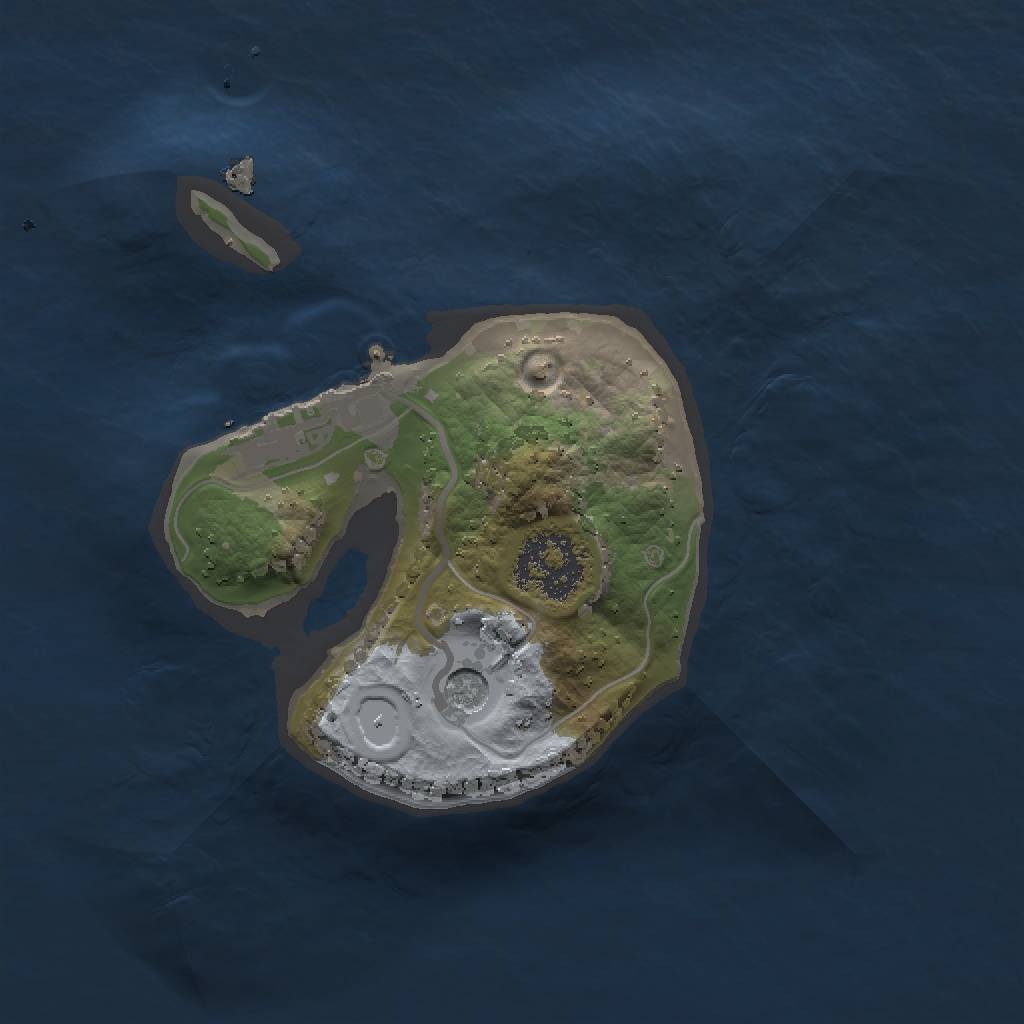 Rust Map: Procedural Map, Size: 1500, Seed: 479678082, 5 Monuments