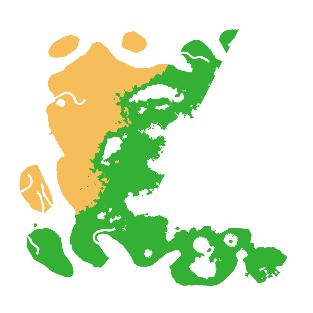 Biome Rust Map: Procedural Map, Size: 3500, Seed: 585863538