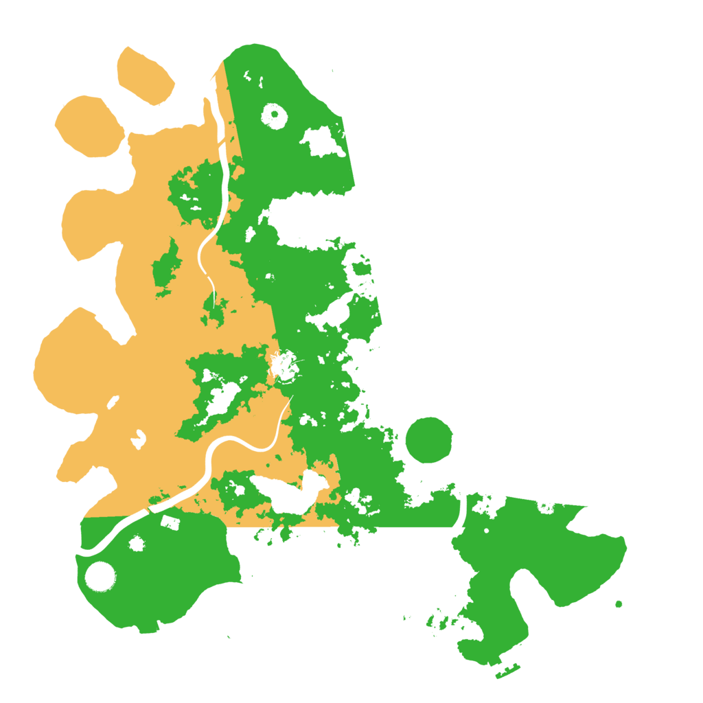 Biome Rust Map: Procedural Map, Size: 4100, Seed: 29487756