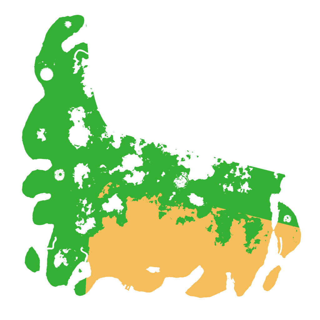 Biome Rust Map: Procedural Map, Size: 4400, Seed: 59406975