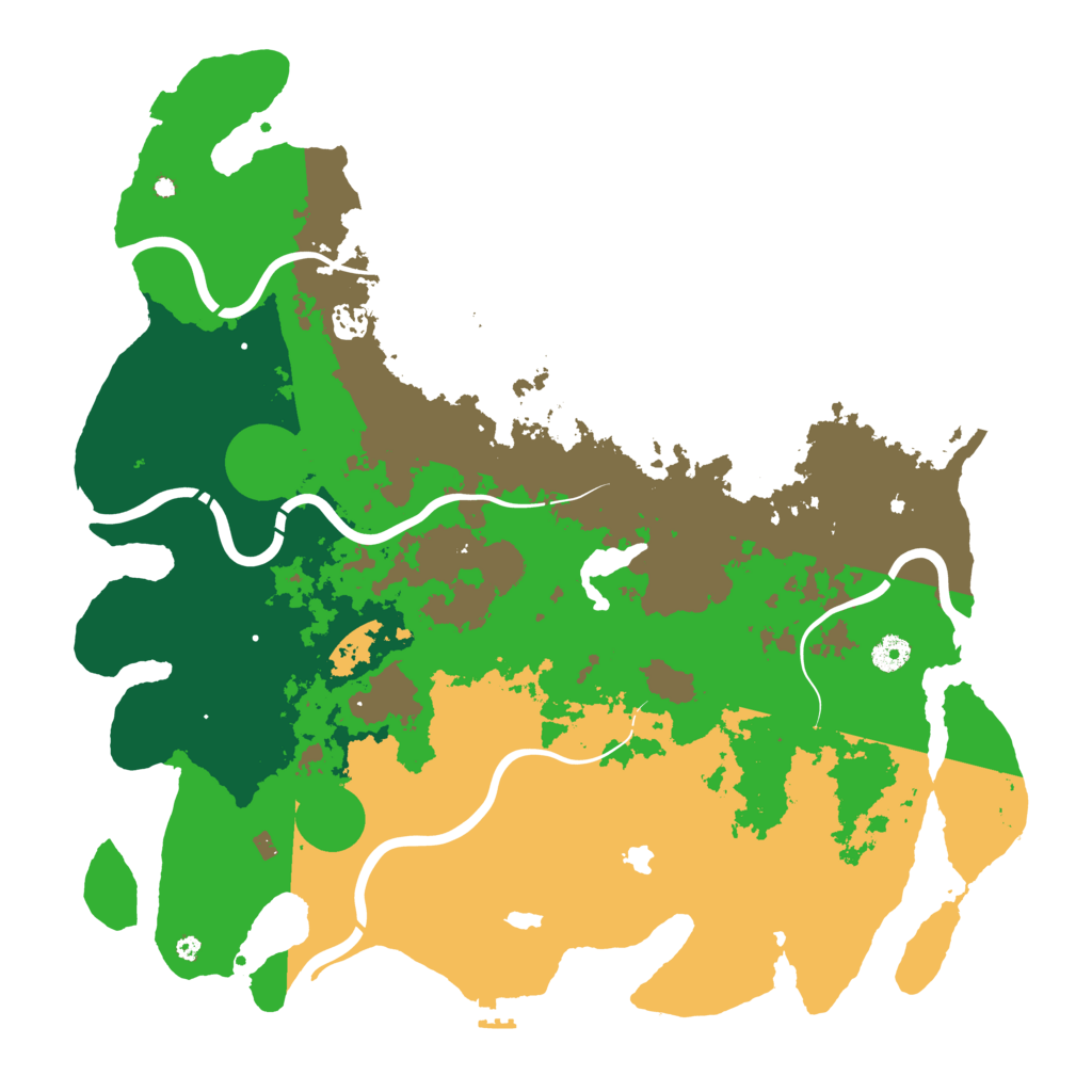 Biome Rust Map: Procedural Map, Size: 4400, Seed: 59406975