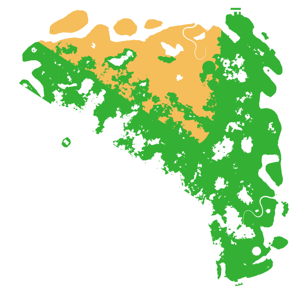 Biome Rust Map: Procedural Map, Size: 6000, Seed: 1252297259