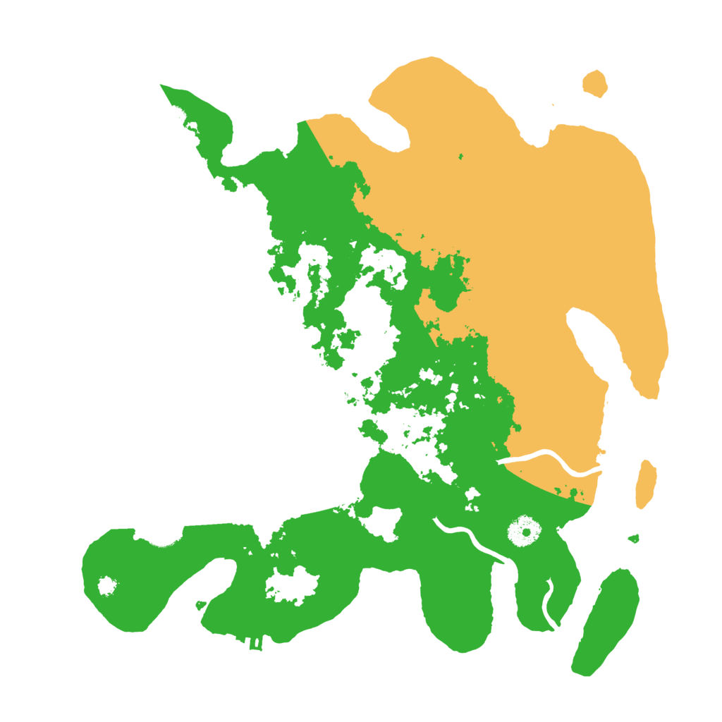 Biome Rust Map: Procedural Map, Size: 3500, Seed: 1138030240